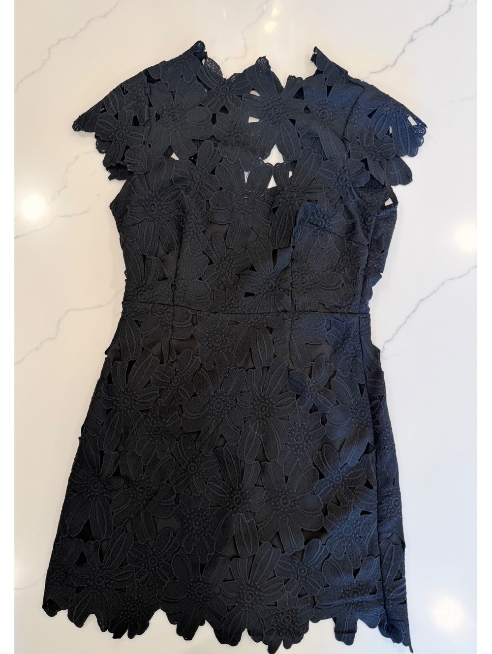 Dolce Vita Black Embroidered Cocktail Dress Size Small